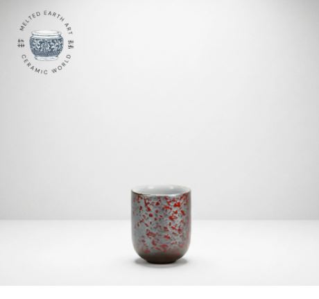 Handmade Japanese Stoneware Tea Cup, Wabi Sabi Ceramic Coffee Mug