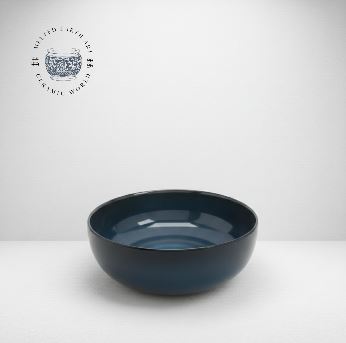 Thyme & Table Blue Drip Stoneware Soup Bowl | Ceramic Ramen Bowl