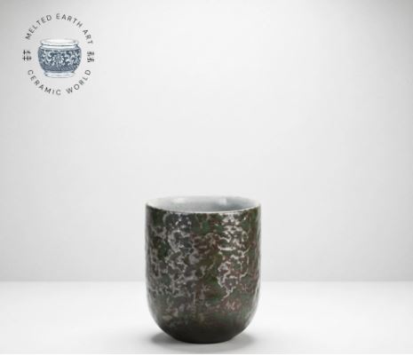 Handmade Japanese Stoneware Tea Cup, Wabi Sabi Ceramic Coffee Mug